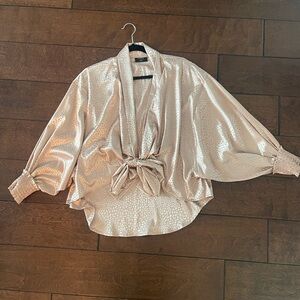 Vici front tie blouse.